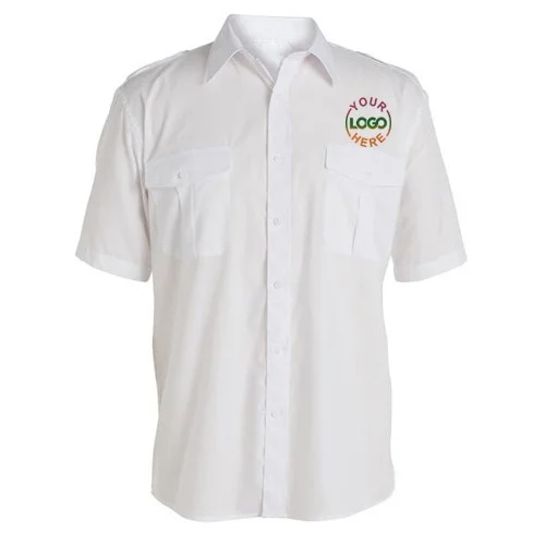 Half Sleeve White Uniform Shirt